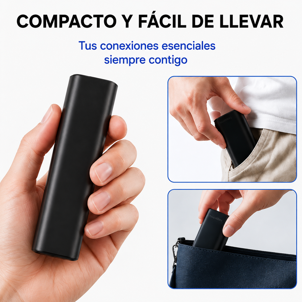 Kit de conectividad portátil 5 en 1